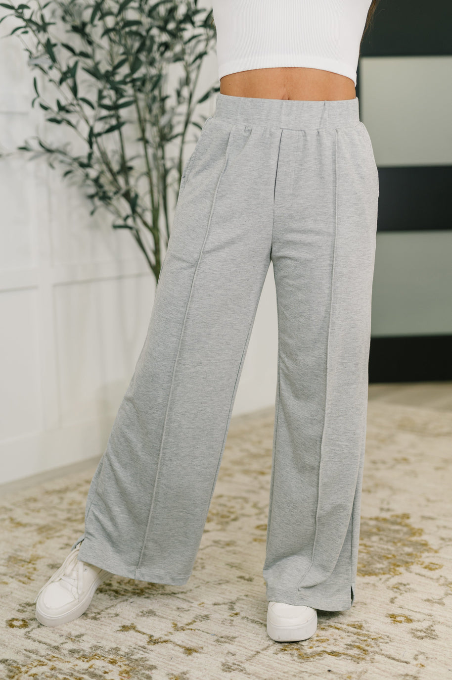 New Discovery Center Seam Wide Leg Pants-Womens-Ave Shops-[option4]-[option5]-[option6]-[option7]-[option8]-Shop-Boutique-Clothing-for-Women-Online