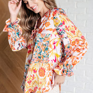 New Romantics Balloon Sleeve Boho Blouse-Blouses-Ave Shops-[option4]-[option5]-[option6]-[option7]-[option8]-Shop-Boutique-Clothing-for-Women-Online