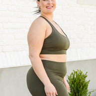 Next Move Sports Bra In Olive-Womens-Ave Shops-[option4]-[option5]-[option6]-[option7]-[option8]-Shop-Boutique-Clothing-for-Women-Online