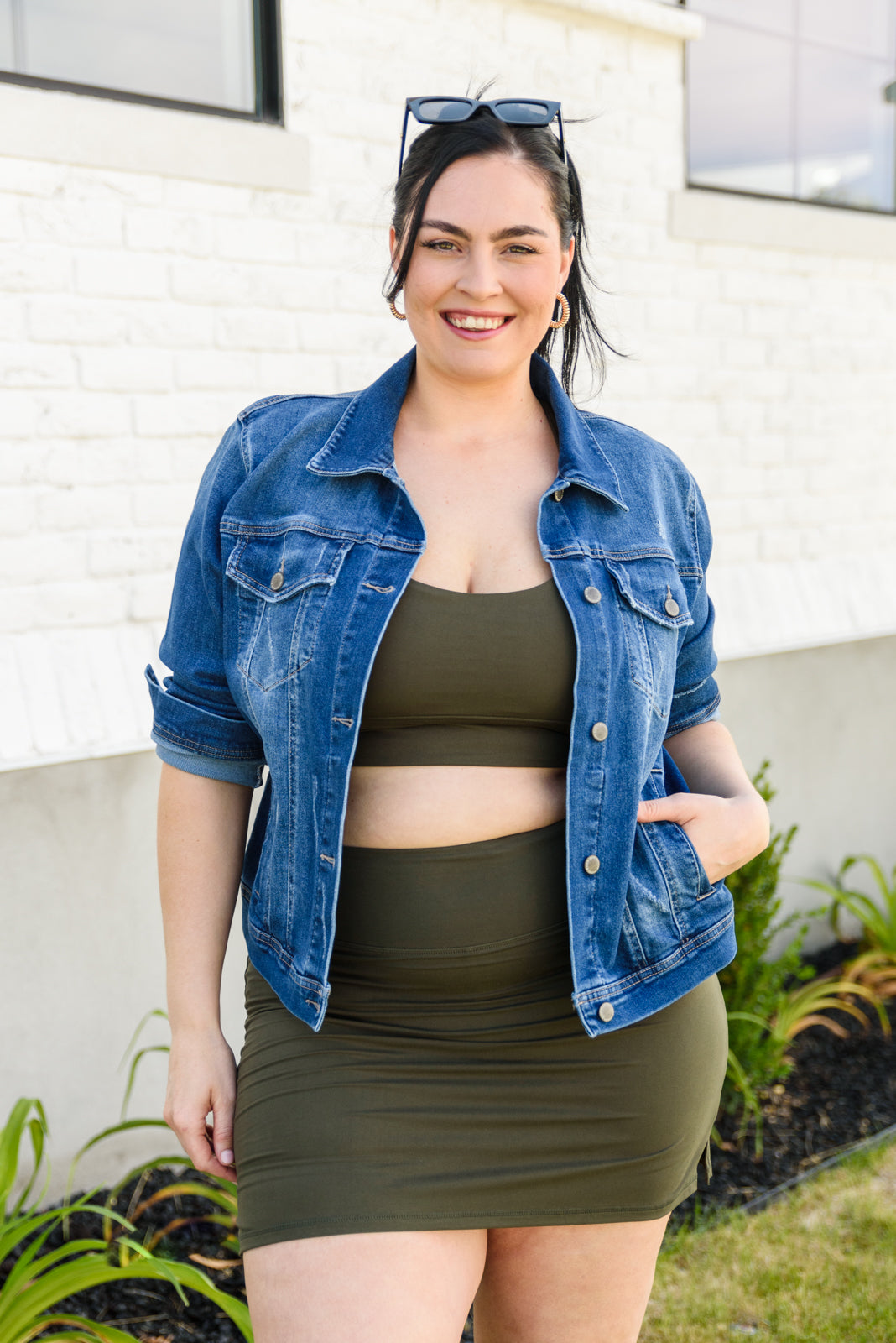 Next Move Sports Bra In Olive-Womens-Ave Shops-[option4]-[option5]-[option6]-[option7]-[option8]-Shop-Boutique-Clothing-for-Women-Online