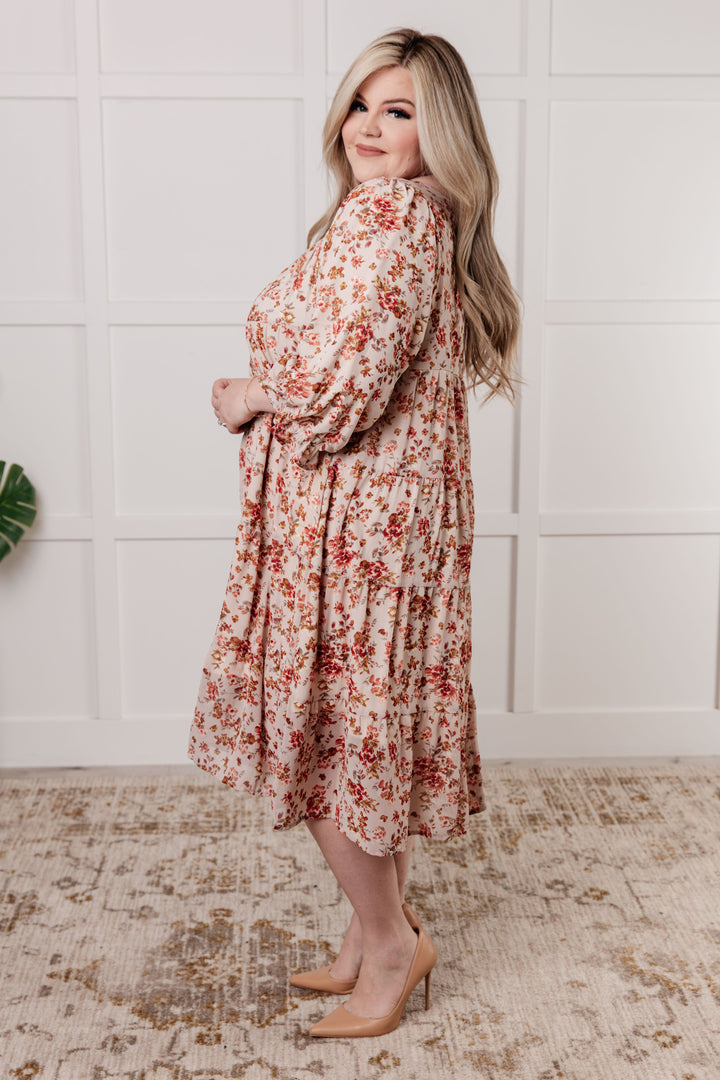 Next to You Balloon Sleeve Floral Dress-Dresses-Ave Shops-[option4]-[option5]-[option6]-[option7]-[option8]-Shop-Boutique-Clothing-for-Women-Online