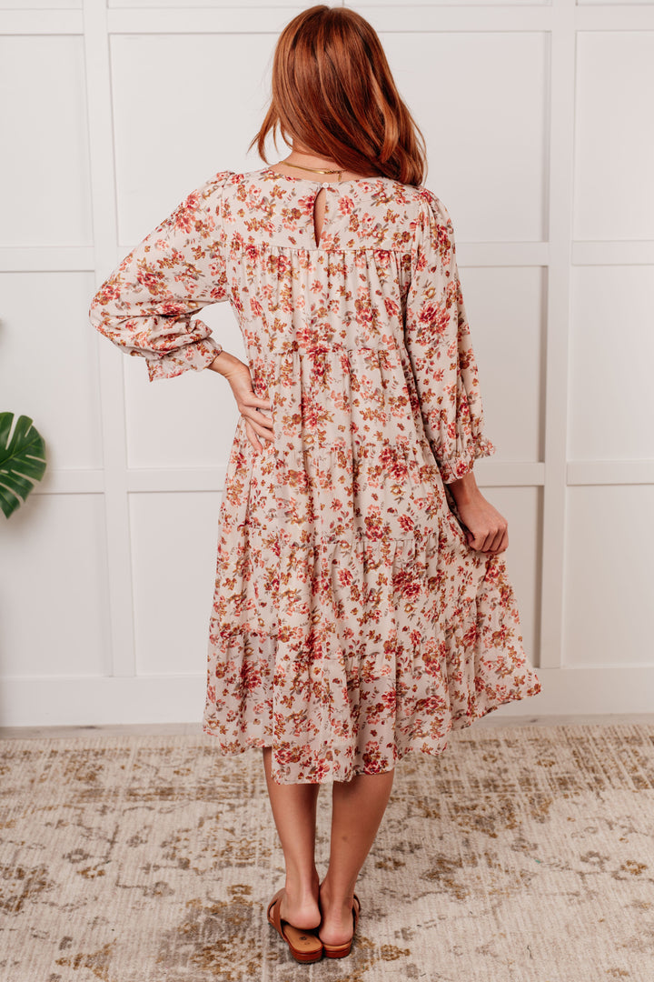 Next to You Balloon Sleeve Floral Dress-Dresses-Ave Shops-[option4]-[option5]-[option6]-[option7]-[option8]-Shop-Boutique-Clothing-for-Women-Online