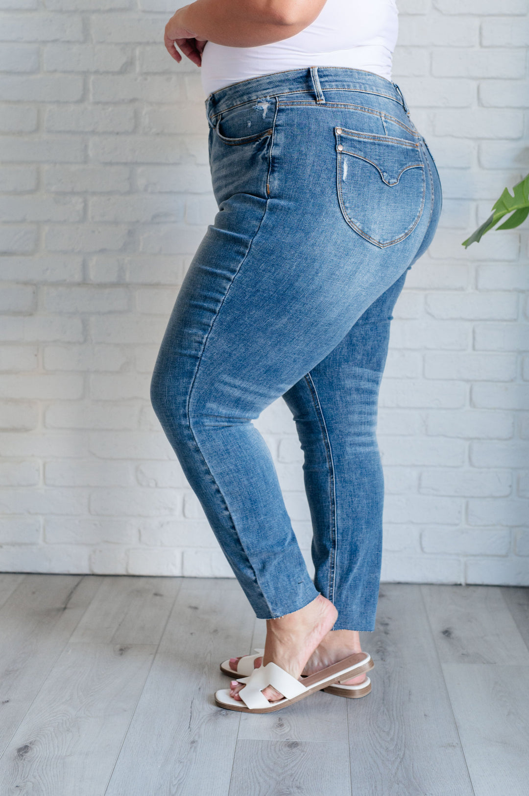 Judy Blue Nicole Tummy Control Skinny Jeans in Vintage Wash-Denim-Ave Shops-[option4]-[option5]-[option6]-[option7]-[option8]-Shop-Boutique-Clothing-for-Women-Online