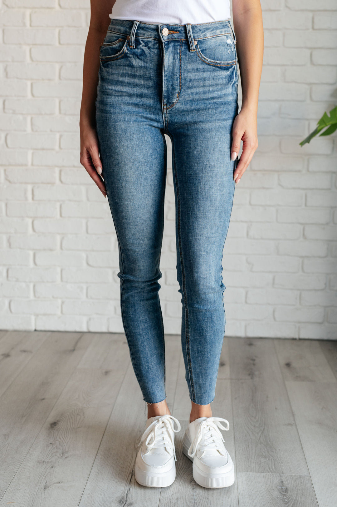 Judy Blue Nicole Tummy Control Skinny Jeans in Vintage Wash-Denim-Ave Shops-[option4]-[option5]-[option6]-[option7]-[option8]-Shop-Boutique-Clothing-for-Women-Online