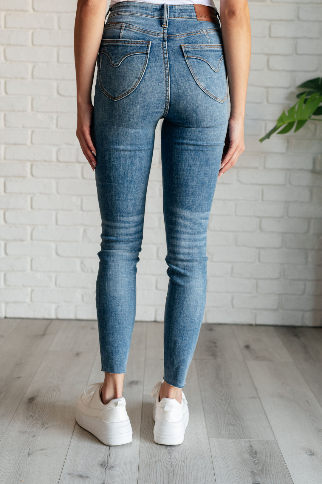 Judy Blue Nicole Tummy Control Skinny Jeans in Vintage Wash-Denim-Ave Shops-[option4]-[option5]-[option6]-[option7]-[option8]-Shop-Boutique-Clothing-for-Women-Online