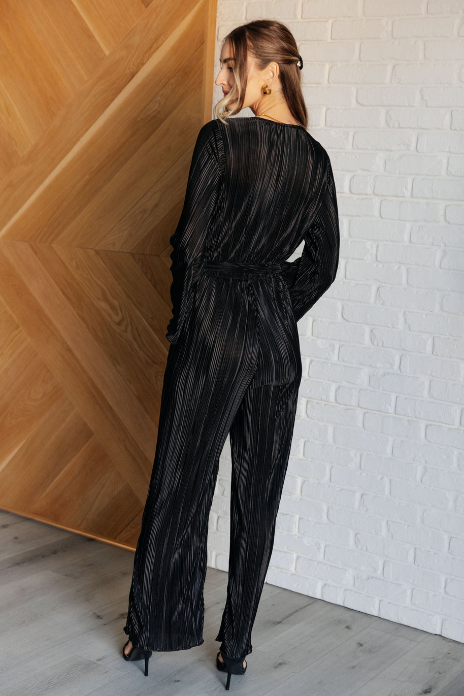 Night Out Plisse Jumpsuit-Jumpsuits & Rompers-Ave Shops-[option4]-[option5]-[option6]-[option7]-[option8]-Shop-Boutique-Clothing-for-Women-Online
