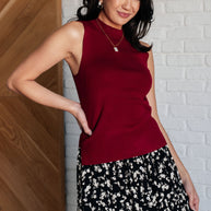 No Excuses Mock Neck Tank-Tops-Ave Shops-[option4]-[option5]-[option6]-[option7]-[option8]-Shop-Boutique-Clothing-for-Women-Online