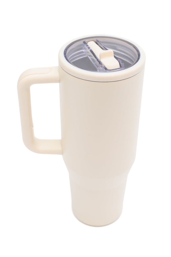 No Spill 40oz Tumbler in Off White-Home-Ave Shops-OS-[option4]-[option5]-[option6]-[option7]-[option8]-Shop-Boutique-Clothing-for-Women-Online