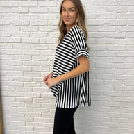 No Stopping It Striped Oversized Top-Womens-Ave Shops-[option4]-[option5]-[option6]-[option7]-[option8]-Shop-Boutique-Clothing-for-Women-Online