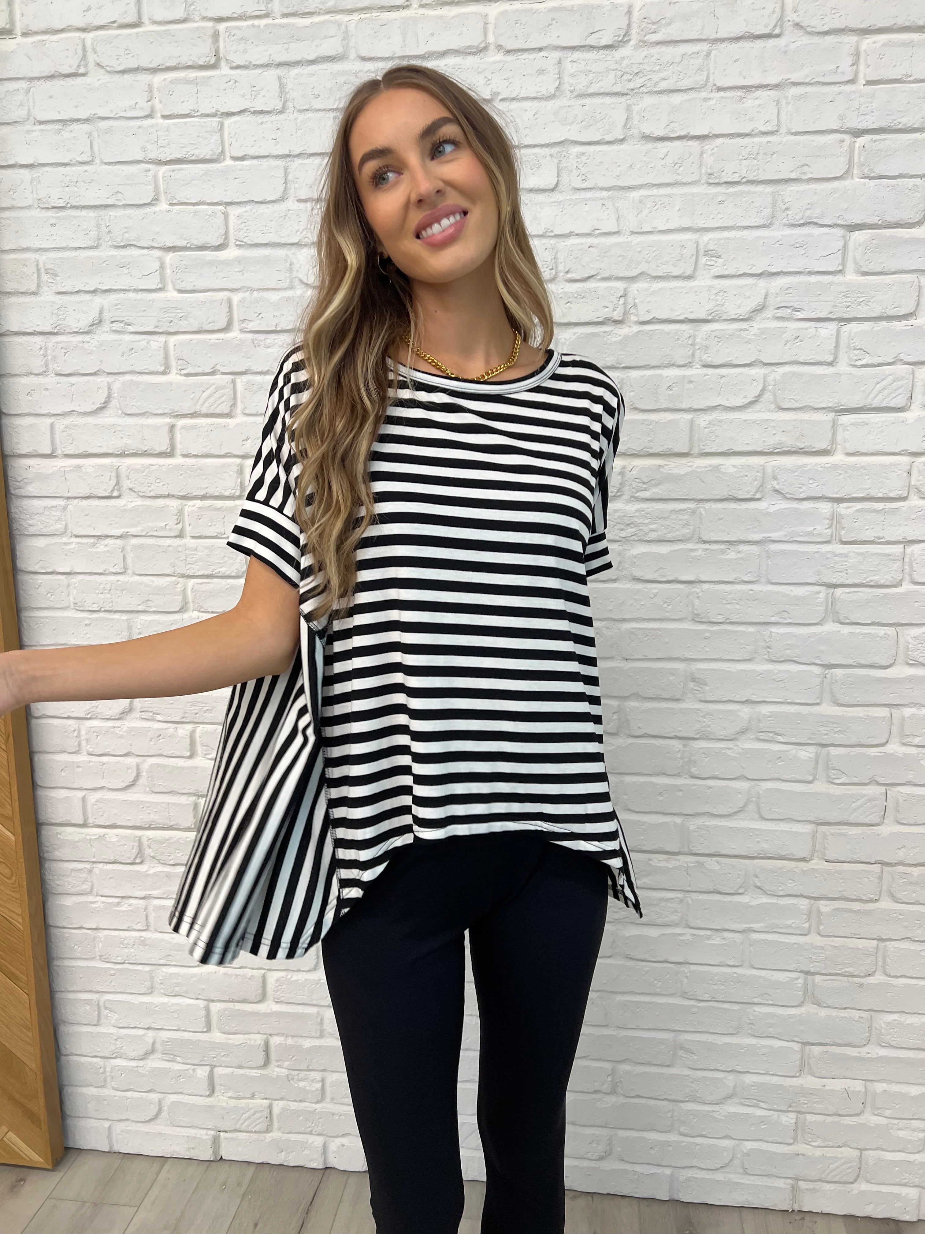 No Stopping It Striped Oversized Top-Womens-Ave Shops-[option4]-[option5]-[option6]-[option7]-[option8]-Shop-Boutique-Clothing-for-Women-Online