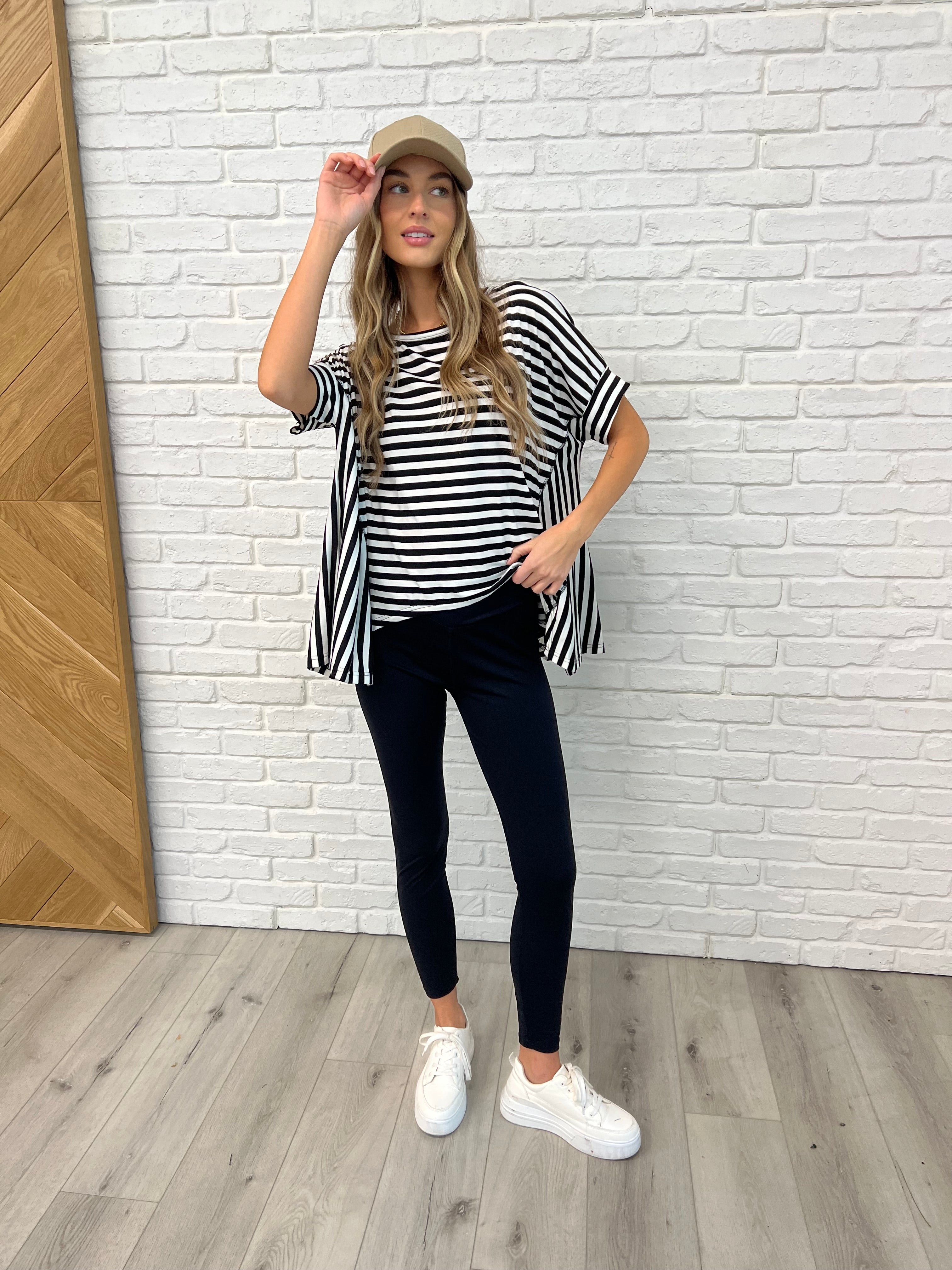No Stopping It Striped Oversized Top-Womens-Ave Shops-[option4]-[option5]-[option6]-[option7]-[option8]-Shop-Boutique-Clothing-for-Women-Online