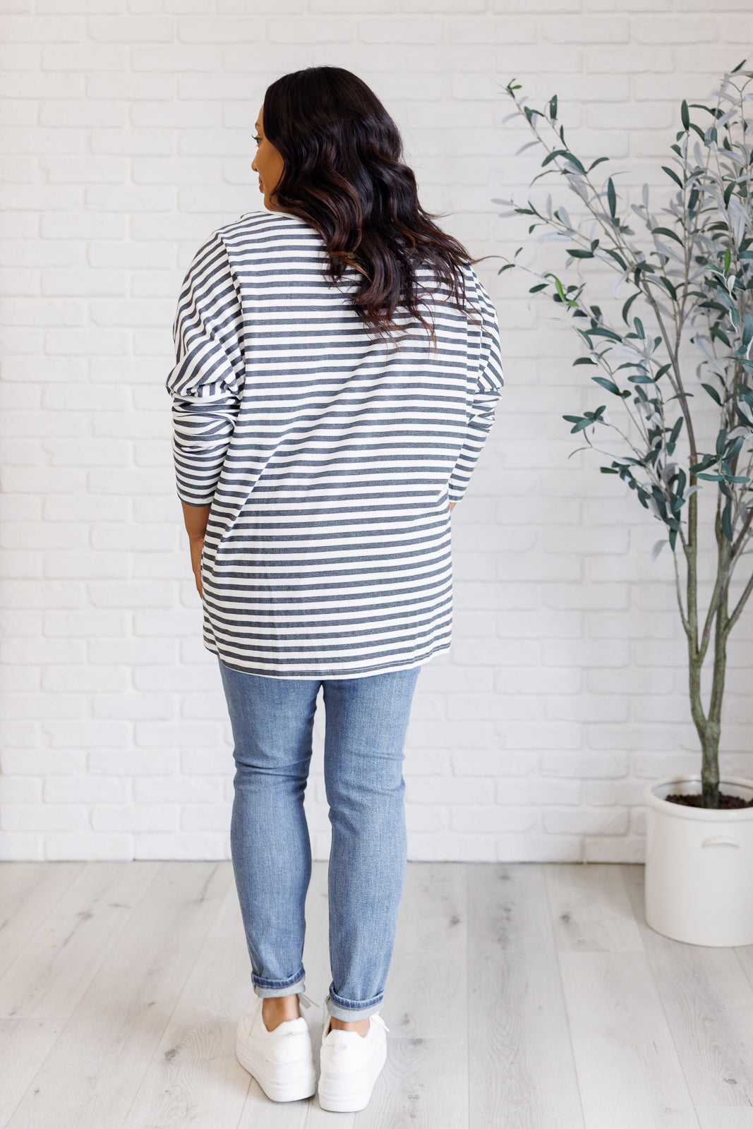 Obviously Mine Striped Oversized Top-Tops-Ave Shops-[option4]-[option5]-[option6]-[option7]-[option8]-Shop-Boutique-Clothing-for-Women-Online