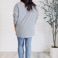 Obviously Mine Striped Oversized Top-Tops-Ave Shops-[option4]-[option5]-[option6]-[option7]-[option8]-Shop-Boutique-Clothing-for-Women-Online
