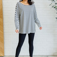 Obviously Mine Striped Oversized Top-Tops-Ave Shops-[option4]-[option5]-[option6]-[option7]-[option8]-Shop-Boutique-Clothing-for-Women-Online