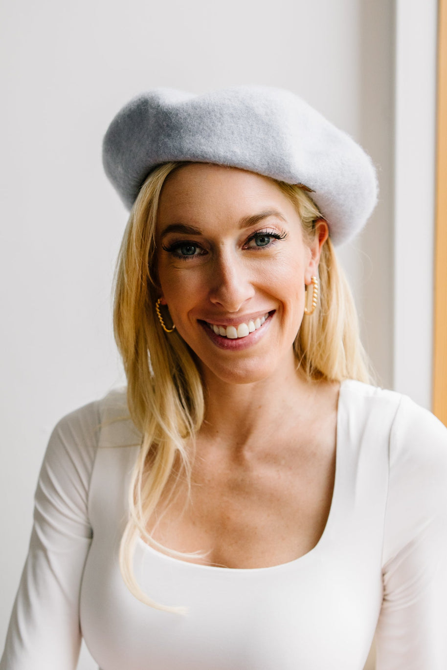 Ohh La La Beret in Ice Blue-Womens-Ave Shops-[option4]-[option5]-[option6]-[option7]-[option8]-Shop-Boutique-Clothing-for-Women-Online