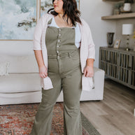 Olivia Control Top Release Hem Overalls in Olive-Denim-Ave Shops-[option4]-[option5]-[option6]-[option7]-[option8]-Shop-Boutique-Clothing-for-Women-Online