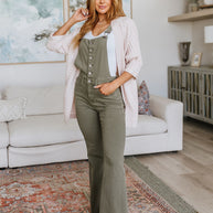 Olivia Control Top Release Hem Overalls in Olive-Denim-Ave Shops-[option4]-[option5]-[option6]-[option7]-[option8]-Shop-Boutique-Clothing-for-Women-Online