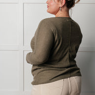 On a Roll Ribbed Knit V Neck Long Sleeve Top-Tops-Ave Shops-[option4]-[option5]-[option6]-[option7]-[option8]-Shop-Boutique-Clothing-for-Women-Online