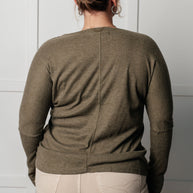 On a Roll Ribbed Knit V Neck Long Sleeve Top-Tops-Ave Shops-[option4]-[option5]-[option6]-[option7]-[option8]-Shop-Boutique-Clothing-for-Women-Online