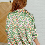 Optical Illusion Button Up Blouse-Womens-Ave Shops-[option4]-[option5]-[option6]-[option7]-[option8]-Shop-Boutique-Clothing-for-Women-Online