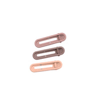 Oval Hair Clips Set of Three In Shades of Brown-Accessories-Ave Shops-[option4]-[option5]-[option6]-[option7]-[option8]-Shop-Boutique-Clothing-for-Women-Online