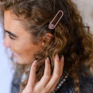 Oval Hair Clips Set of Three In Shades of Brown-Accessories-Ave Shops-[option4]-[option5]-[option6]-[option7]-[option8]-Shop-Boutique-Clothing-for-Women-Online