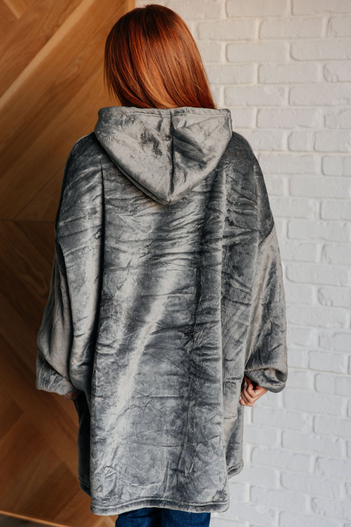 Oversized Velour Blanket Hoodie in Gray-Layers-Ave Shops-OS-[option4]-[option5]-[option6]-[option7]-[option8]-Shop-Boutique-Clothing-for-Women-Online