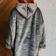 Oversized Velour Blanket Hoodie in Gray-Layers-Ave Shops-[option4]-[option5]-[option6]-[option7]-[option8]-Shop-Boutique-Clothing-for-Women-Online