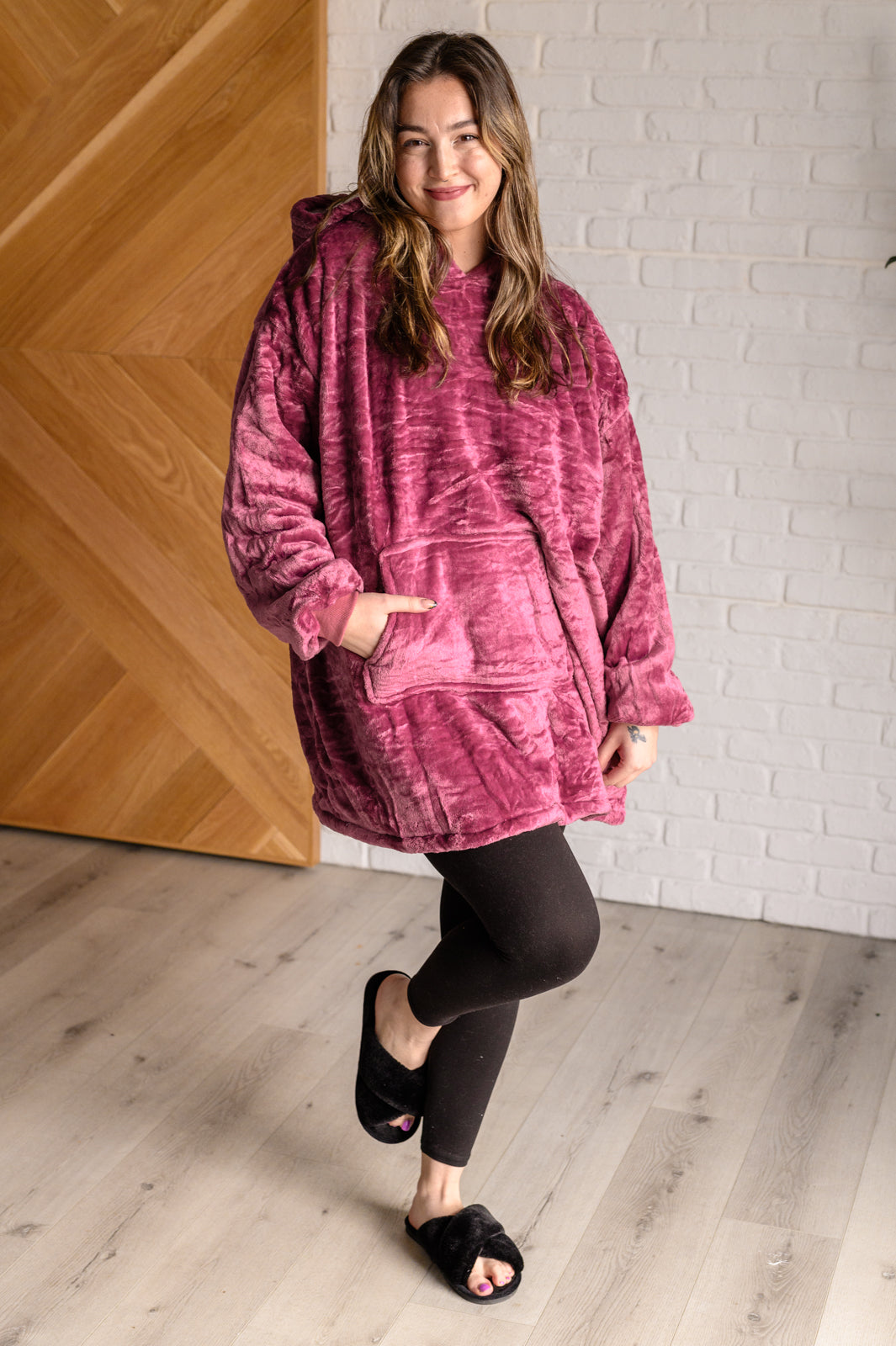 Oversized Velour Blanket Hoodie in Purple-Layers-Ave Shops-[option4]-[option5]-[option6]-[option7]-[option8]-Shop-Boutique-Clothing-for-Women-Online
