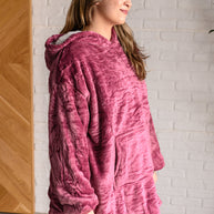 Oversized Velour Blanket Hoodie in Purple-Layers-Ave Shops-[option4]-[option5]-[option6]-[option7]-[option8]-Shop-Boutique-Clothing-for-Women-Online