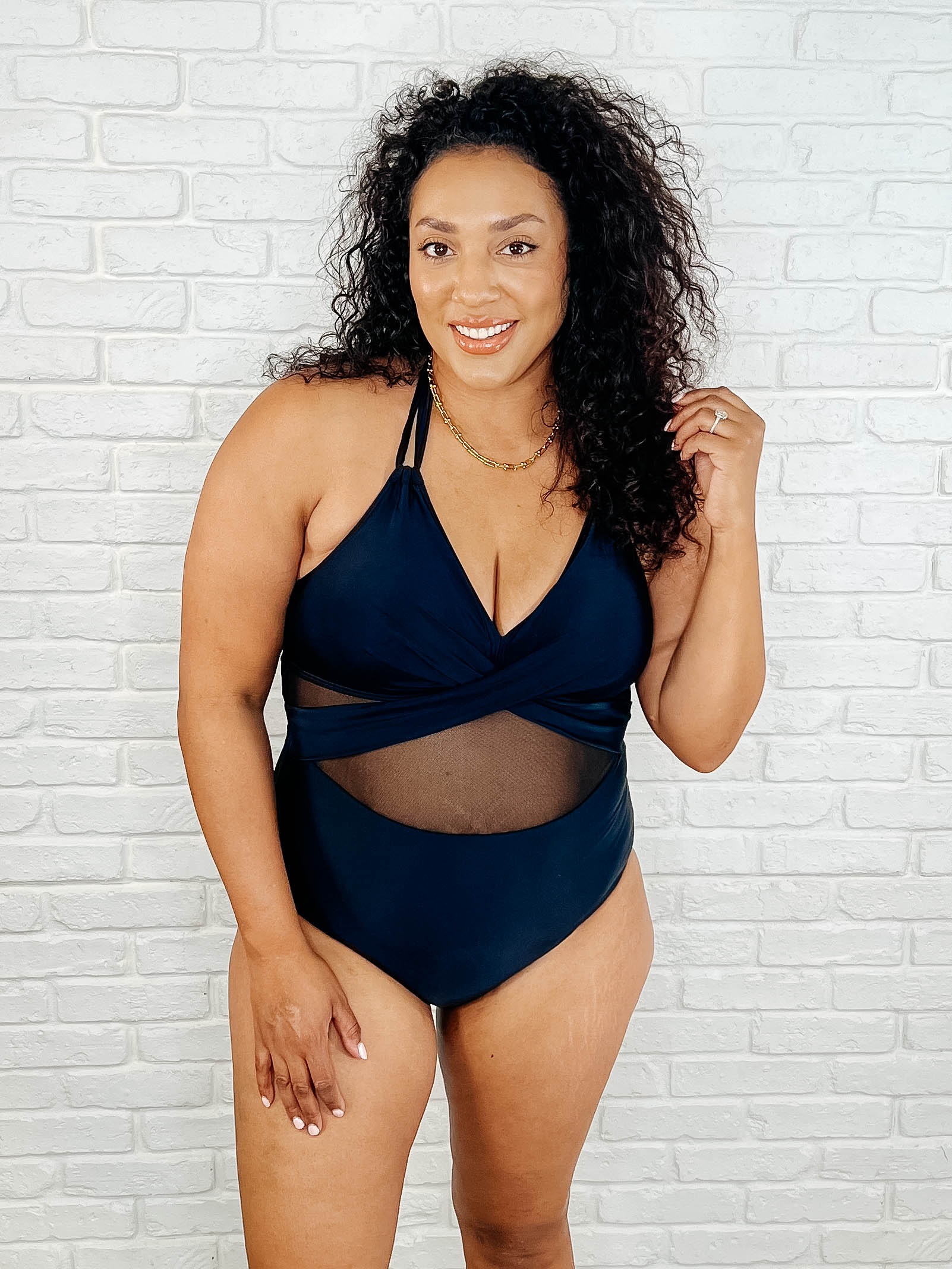 Palma Mesh Detail Halter Swimsuit-Swimwear-Ave Shops-[option4]-[option5]-[option6]-[option7]-[option8]-Shop-Boutique-Clothing-for-Women-Online