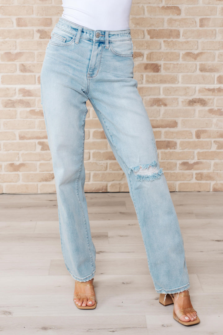 Judy Blue Parker High Rise 90's Straight Jeans-Womens-Ave Shops-[option4]-[option5]-[option6]-[option7]-[option8]-Shop-Boutique-Clothing-for-Women-Online