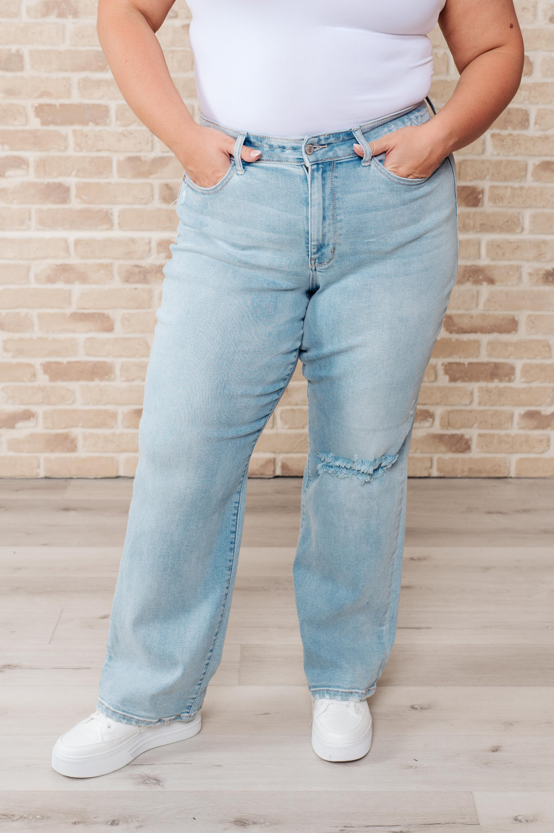 Judy Blue Parker High Rise 90's Straight Jeans-Womens-Ave Shops-[option4]-[option5]-[option6]-[option7]-[option8]-Shop-Boutique-Clothing-for-Women-Online