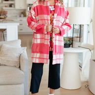 Passion in Plaid Coat in Pink-Layers-Ave Shops-[option4]-[option5]-[option6]-[option7]-[option8]-Shop-Boutique-Clothing-for-Women-Online