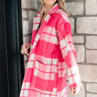 Passion in Plaid Coat in Pink-Layers-Ave Shops-[option4]-[option5]-[option6]-[option7]-[option8]-Shop-Boutique-Clothing-for-Women-Online