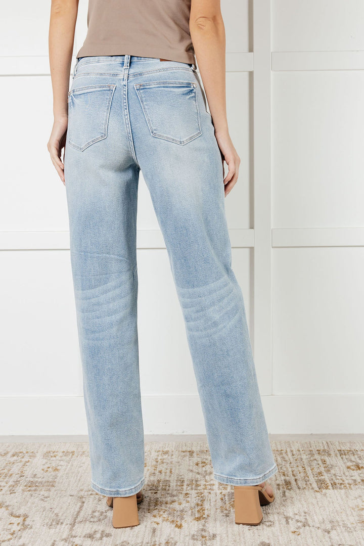 Judy Blue Patricia High Rise Rigid Magic 90's Straight Jeans-Womens-Ave Shops-[option4]-[option5]-[option6]-[option7]-[option8]-Shop-Boutique-Clothing-for-Women-Online