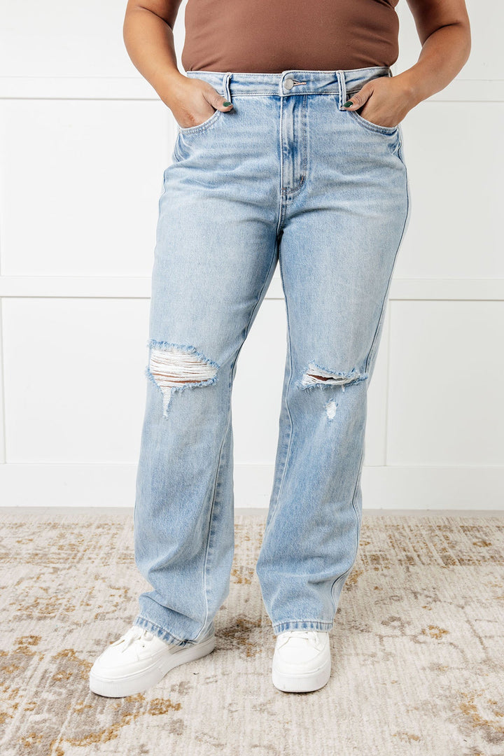 Judy Blue Patricia High Rise Rigid Magic 90's Straight Jeans-Womens-Ave Shops-[option4]-[option5]-[option6]-[option7]-[option8]-Shop-Boutique-Clothing-for-Women-Online