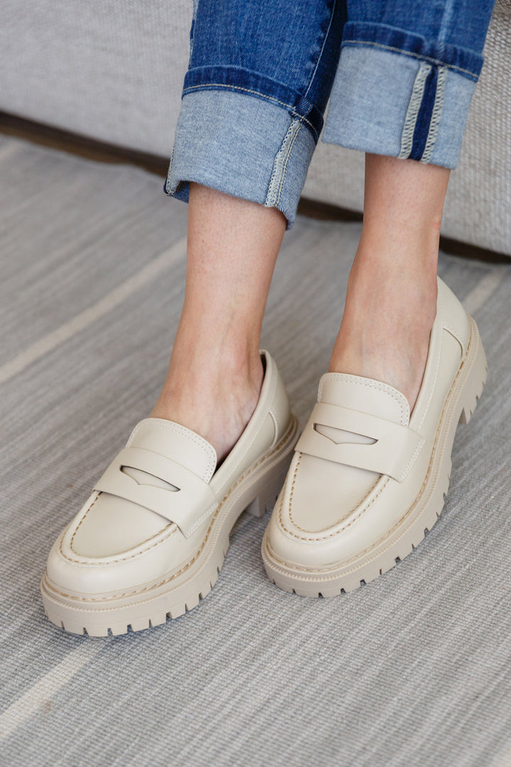 Penny For Your Thoughts Loafers in Bone-Shoes-Ave Shops-[option4]-[option5]-[option6]-[option7]-[option8]-Shop-Boutique-Clothing-for-Women-Online