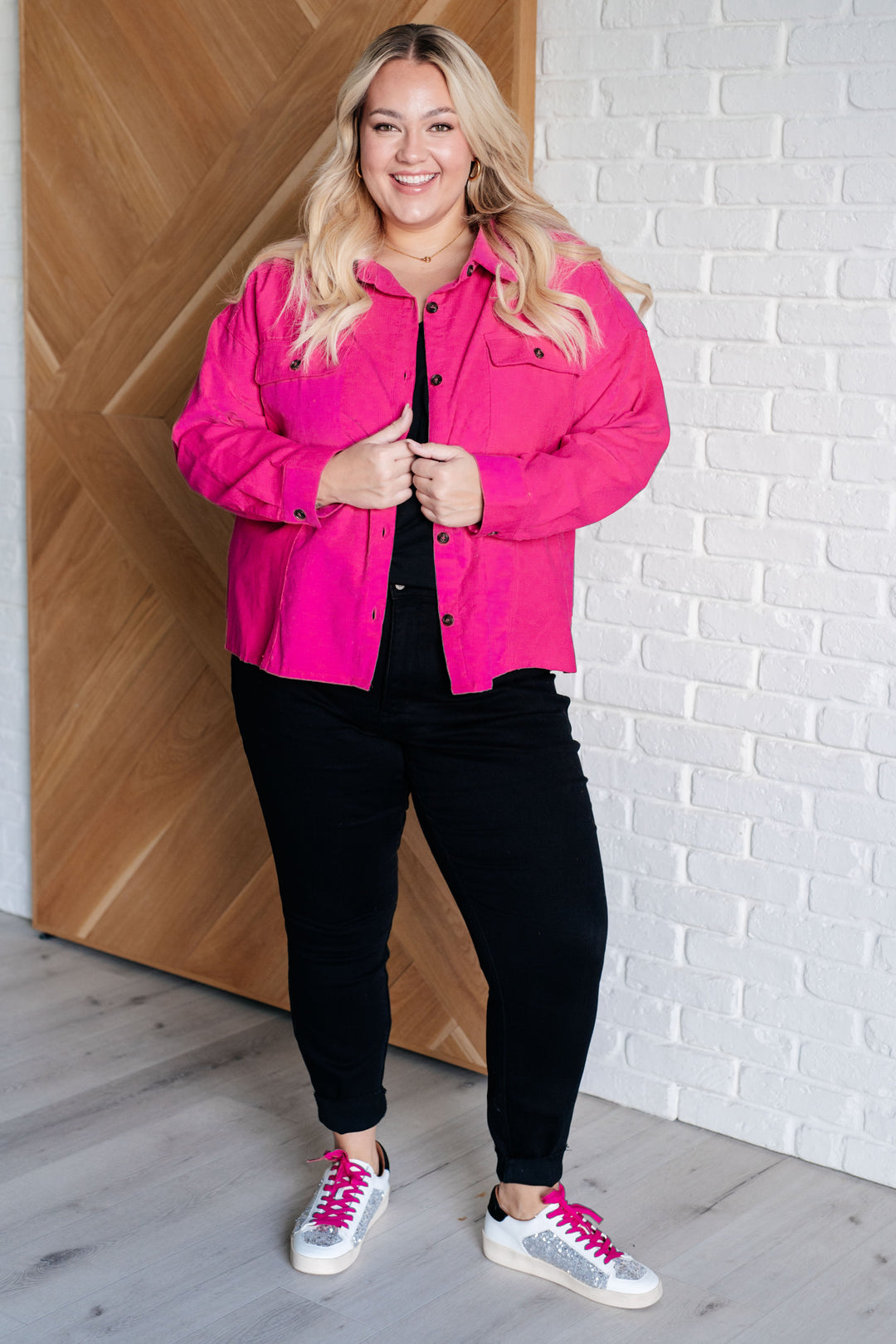 Perfect Pop of Pink Jacket-Layers-Ave Shops-[option4]-[option5]-[option6]-[option7]-[option8]-Shop-Boutique-Clothing-for-Women-Online