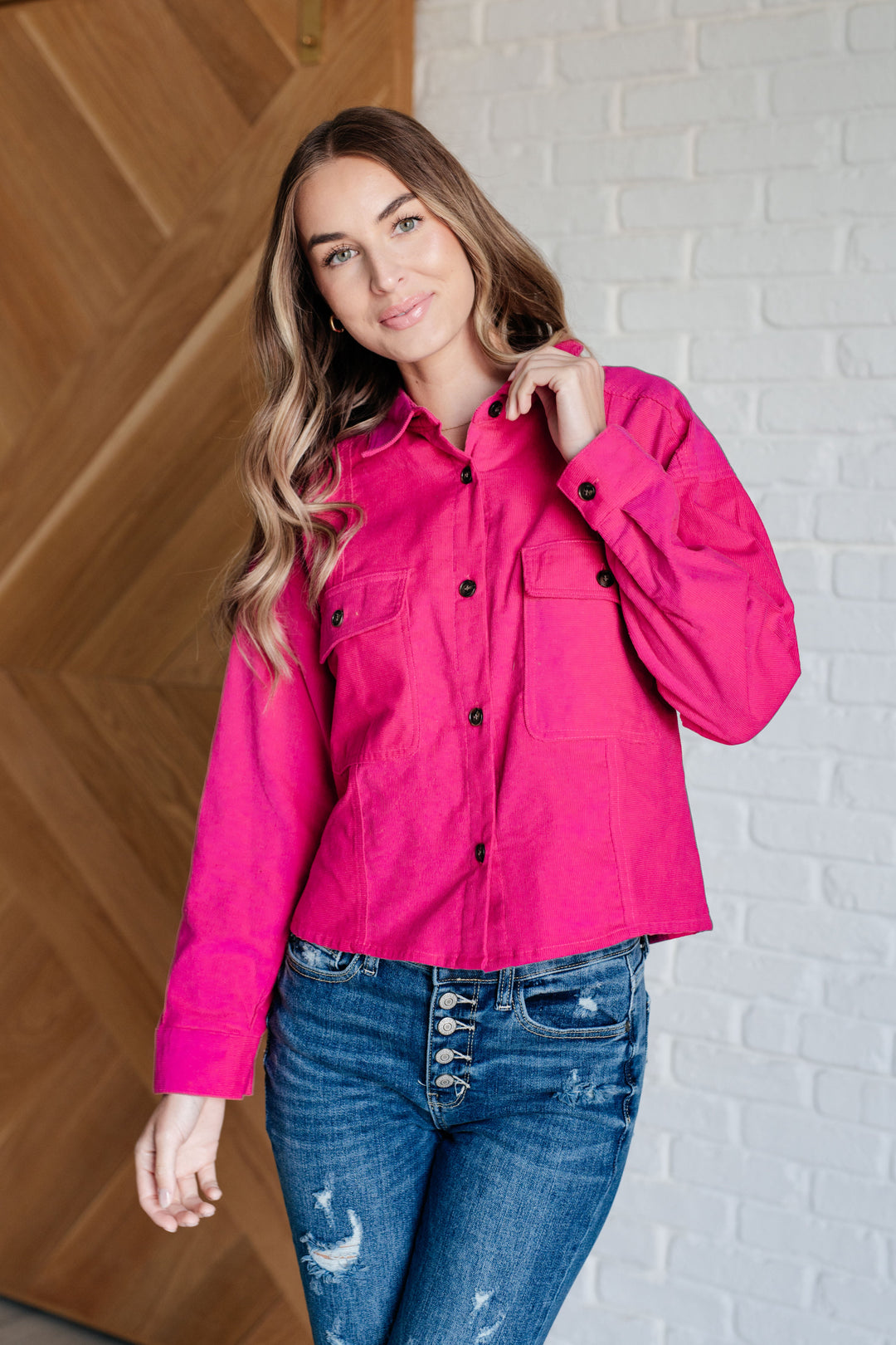 Perfect Pop of Pink Jacket-Layers-Ave Shops-[option4]-[option5]-[option6]-[option7]-[option8]-Shop-Boutique-Clothing-for-Women-Online