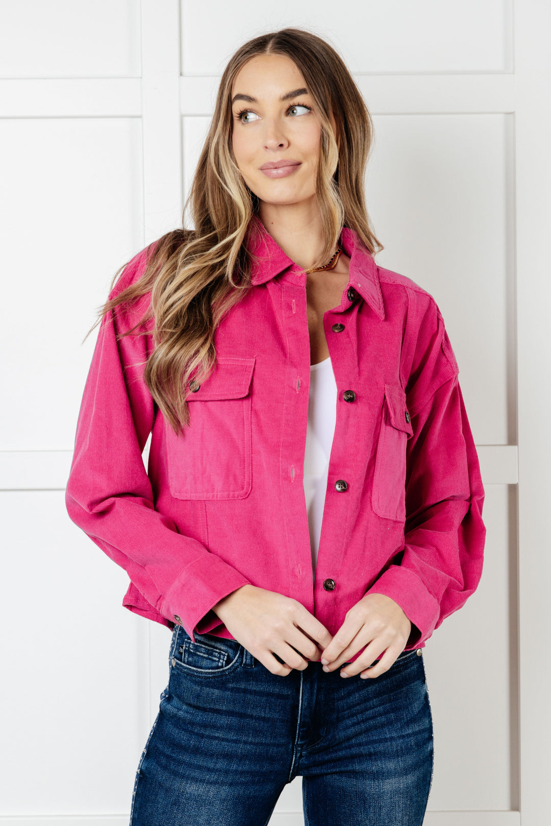 Perfect Pop of Pink Jacket-Layers-Ave Shops-[option4]-[option5]-[option6]-[option7]-[option8]-Shop-Boutique-Clothing-for-Women-Online