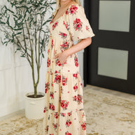 Petals & Postcards Balloon Sleeve Dress-Womens-Ave Shops-[option4]-[option5]-[option6]-[option7]-[option8]-Shop-Boutique-Clothing-for-Women-Online