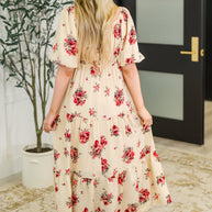 Petals & Postcards Balloon Sleeve Dress-Womens-Ave Shops-[option4]-[option5]-[option6]-[option7]-[option8]-Shop-Boutique-Clothing-for-Women-Online