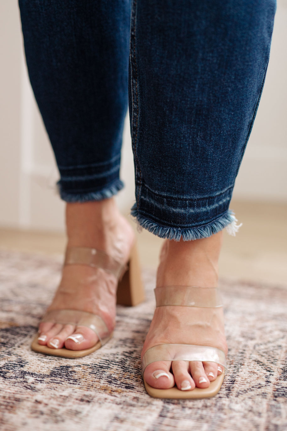 Phillipa High Rise Release Hem Slim Jeans-Denim-Ave Shops-[option4]-[option5]-[option6]-[option7]-[option8]-Shop-Boutique-Clothing-for-Women-Online