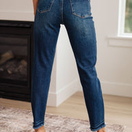 Phillipa High Rise Release Hem Slim Jeans-Denim-Ave Shops-[option4]-[option5]-[option6]-[option7]-[option8]-Shop-Boutique-Clothing-for-Women-Online