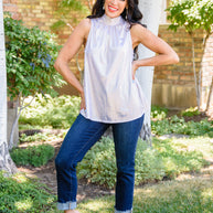 Photo Opt Sleeveless Blouse-Womens-Ave Shops-[option4]-[option5]-[option6]-[option7]-[option8]-Shop-Boutique-Clothing-for-Women-Online