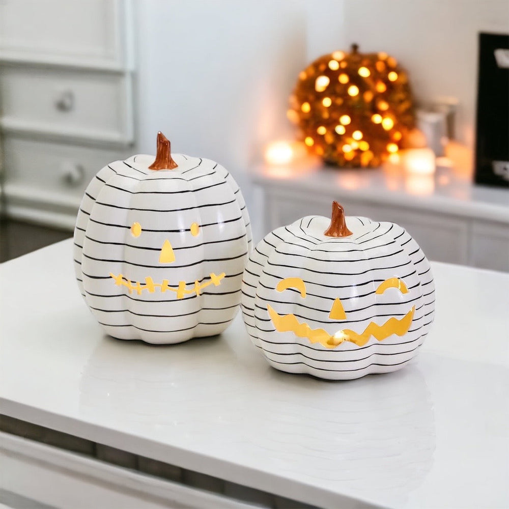 B&W LED Pumpkin-LED Pumpkin-Gia Roma-[option4]-[option5]-[option6]-[option7]-[option8]-Shop-Boutique-Clothing-for-Women-Online