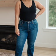 Judy Blue Pippa High Rise Button Fly Dad Jeans-Denim-Ave Shops-[option4]-[option5]-[option6]-[option7]-[option8]-Shop-Boutique-Clothing-for-Women-Online