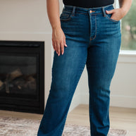 Judy Blue Pippa High Rise Button Fly Dad Jeans-Denim-Ave Shops-[option4]-[option5]-[option6]-[option7]-[option8]-Shop-Boutique-Clothing-for-Women-Online