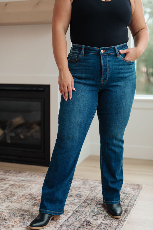 Judy Blue Pippa High Rise Button Fly Dad Jeans-Denim-Ave Shops-[option4]-[option5]-[option6]-[option7]-[option8]-Shop-Boutique-Clothing-for-Women-Online